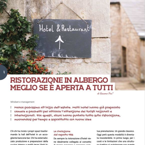 Ristorazione in albergo: un piano strategico