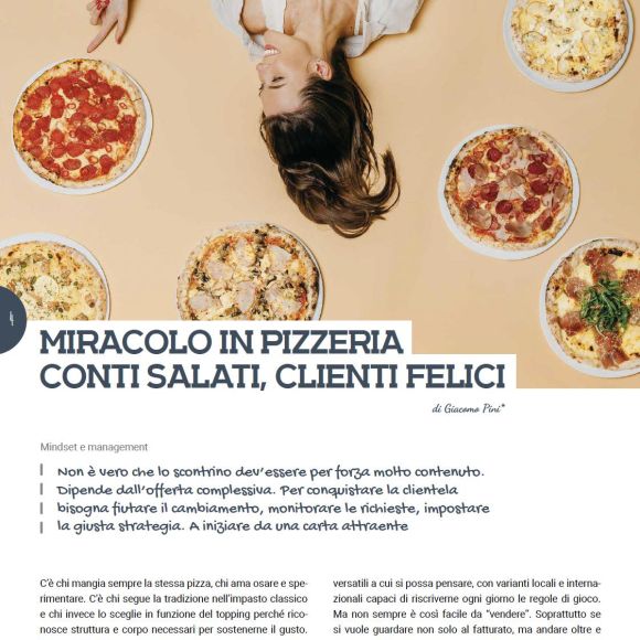 Menu in pizzeria: come aumentare lo scontrino medio