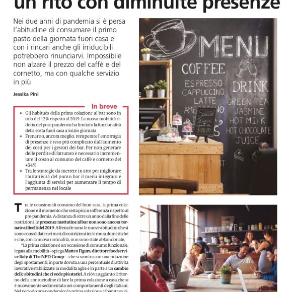 Costi colazione: il futuro dei bar a valore aggiunto