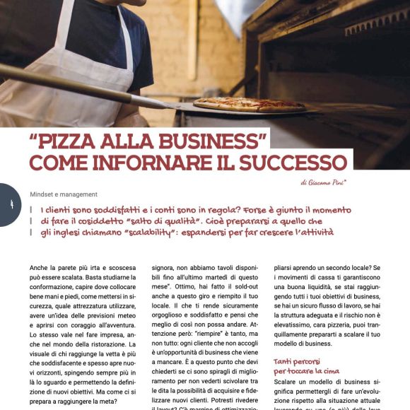 Scalare il modello di business in pizzeria